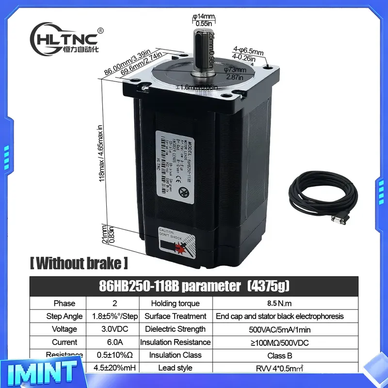 HLTNC Nema 34 Closed Loop Step - Hybrid Servo Driver Nema 34 8.5Nm 评论和价格