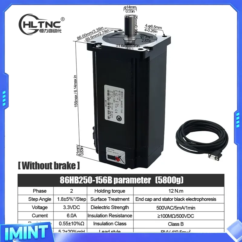 HLTNC Nema 34 Closed Loop Step - Hybrid Servo Driver Nema 34 8.5Nm 评论和价格