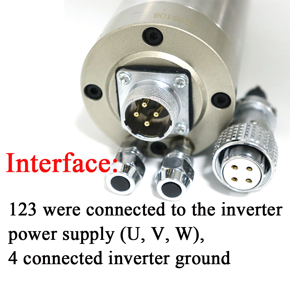 Waterproof Water Cooled CNC sp - 2.2Kw Water Cooled Spindle Kit Vfd 评论和价格